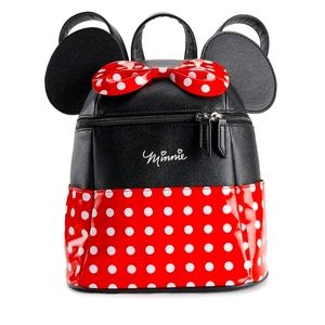 NWT Dani Disney's Minnie Mouse Red/White Polka Dot Mini Backpack
